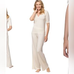 Gray and Blue Patterned Bedding Set